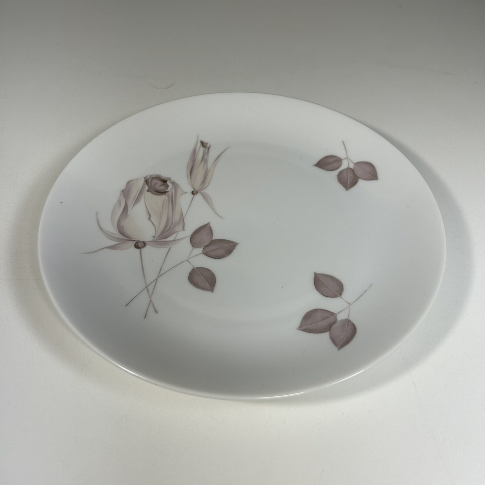 Johann Havilland Cinnamon Rose Bavaria Germany Salad‎ Plate 7.5 "